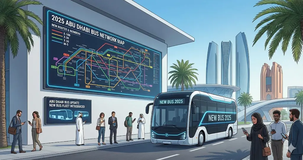 Abu Dhabi New Route Launches & Network Map Updates (2026)