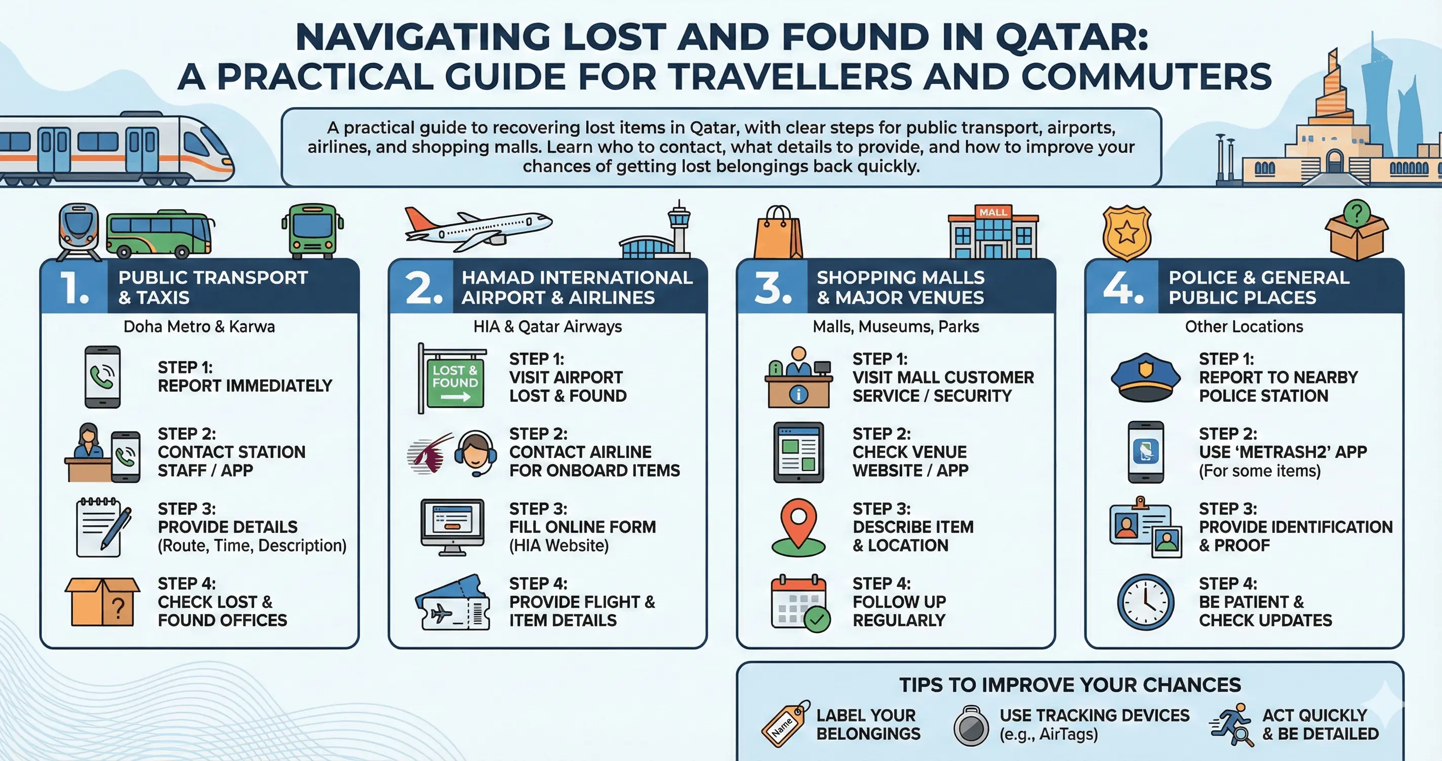Navigating Lost and Found in Qatar: A Practical Guide for Travellers and Commuters