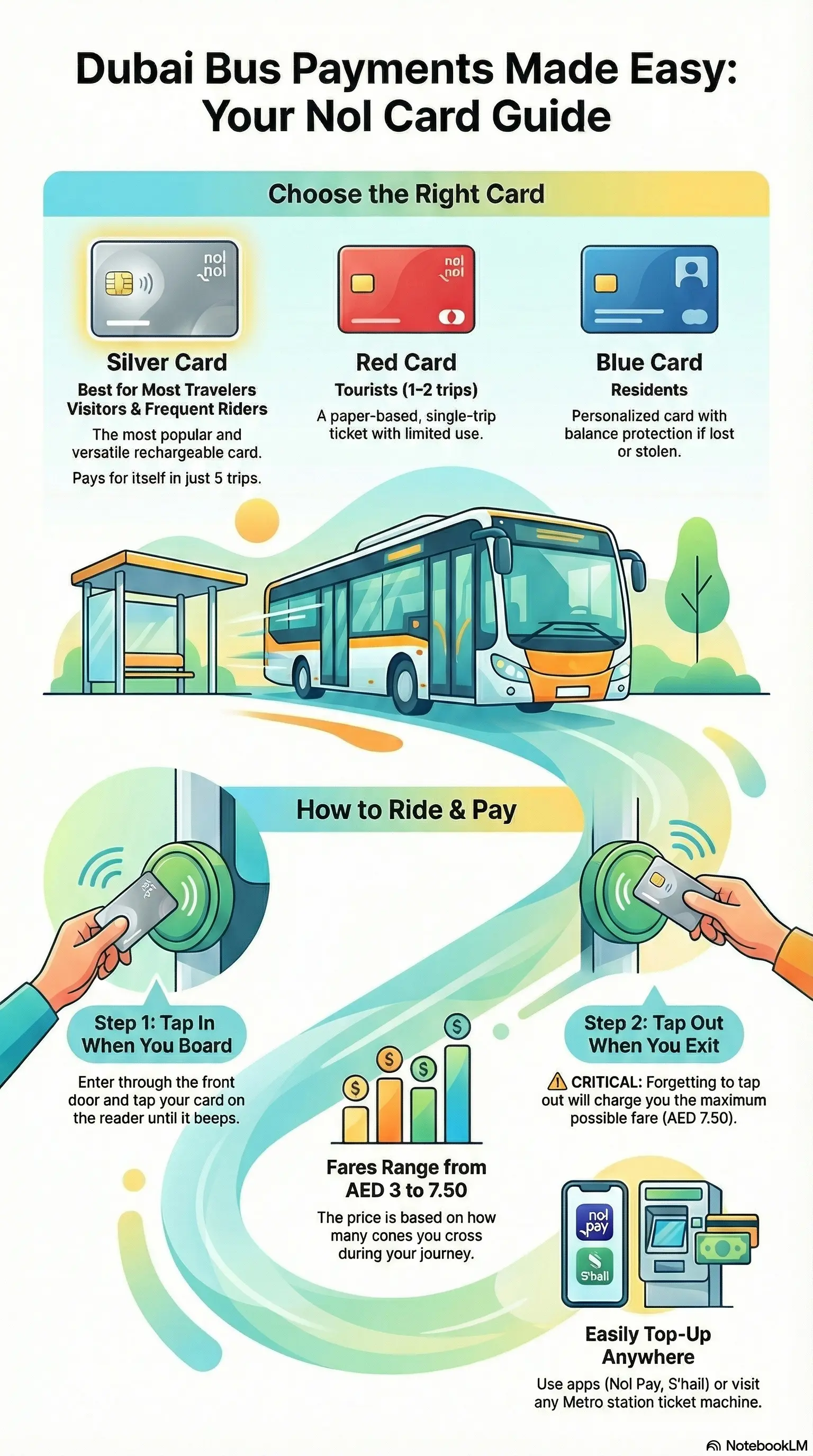 Dubai Bus NOL Card Payment Guide