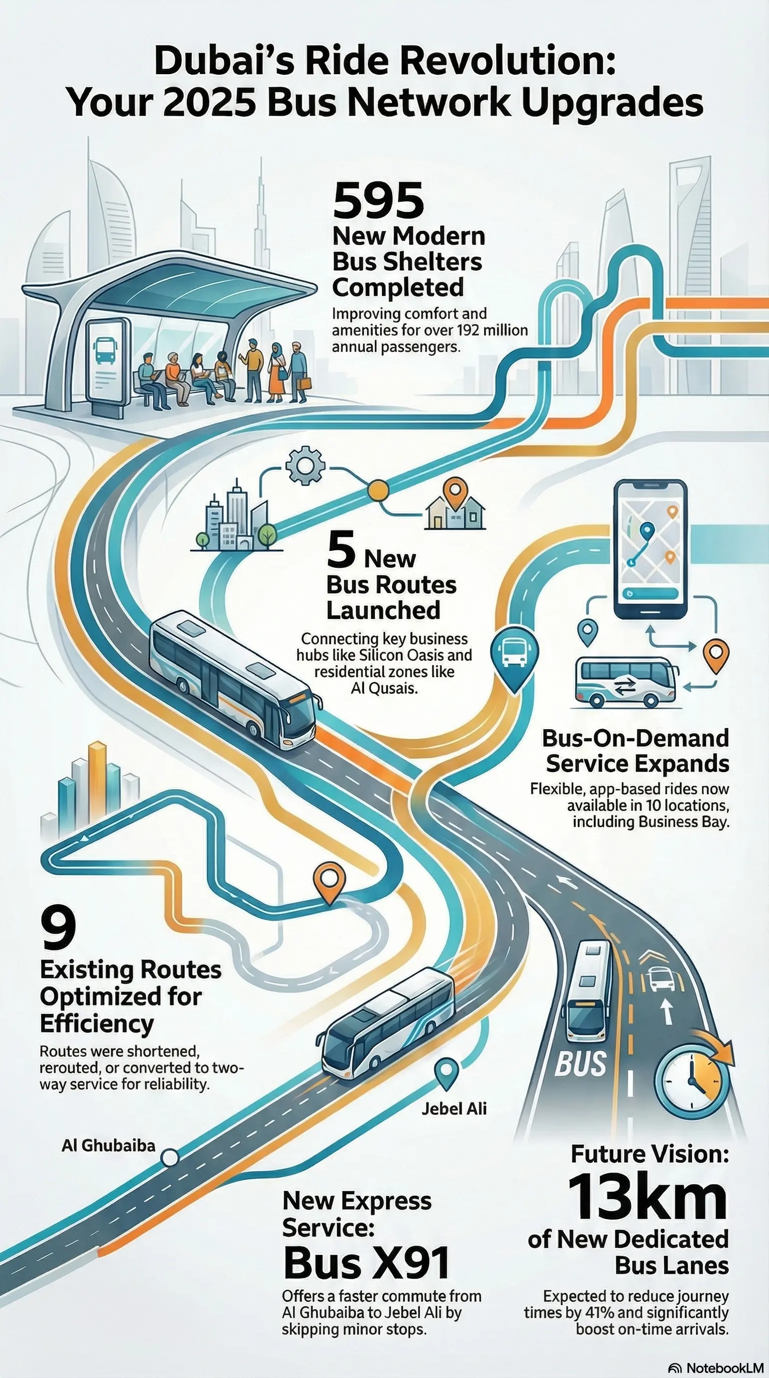 Updates on the New Dubai Bus Routes Launched