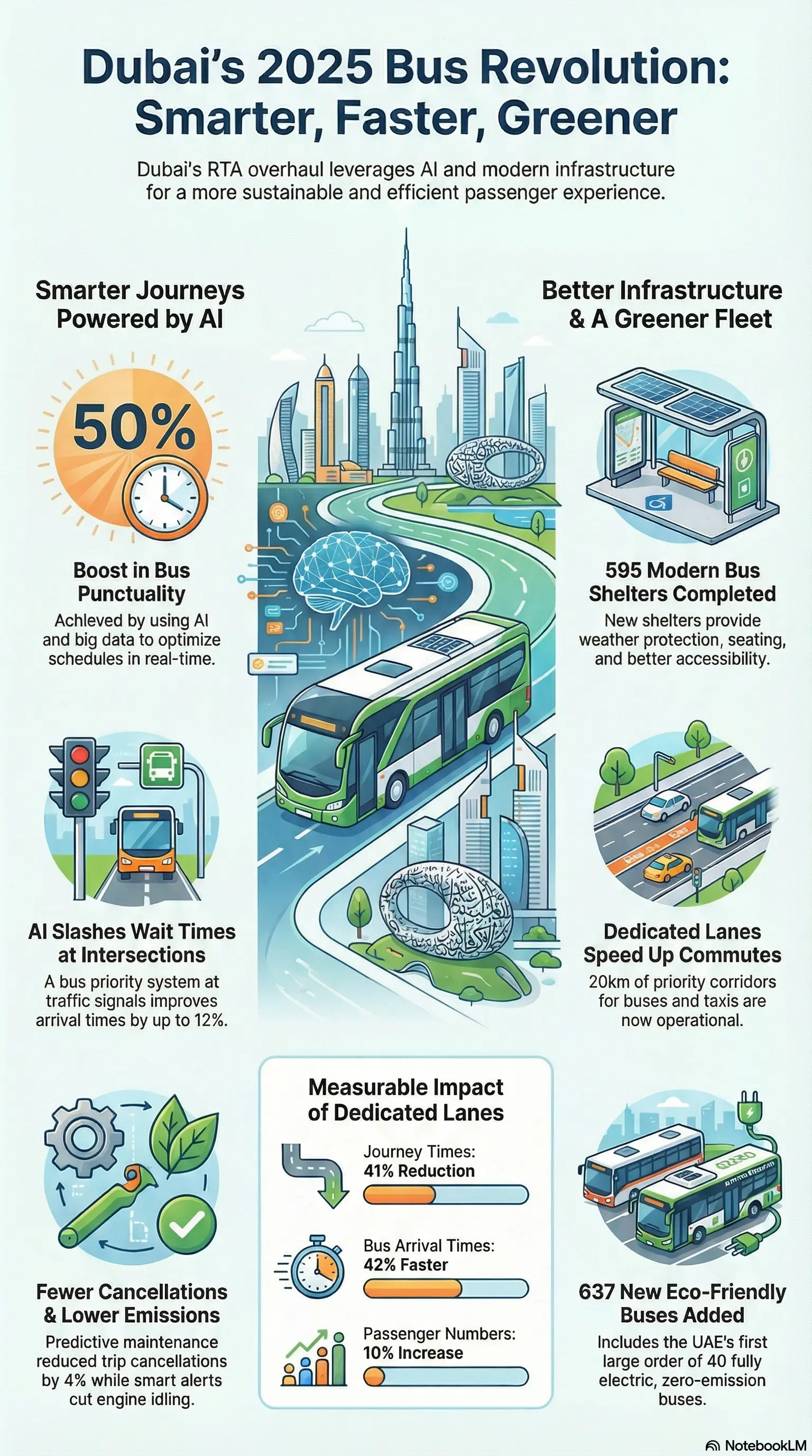 Dubai Bus Service Updates 2026: AI, New Routes & Eco-Buses