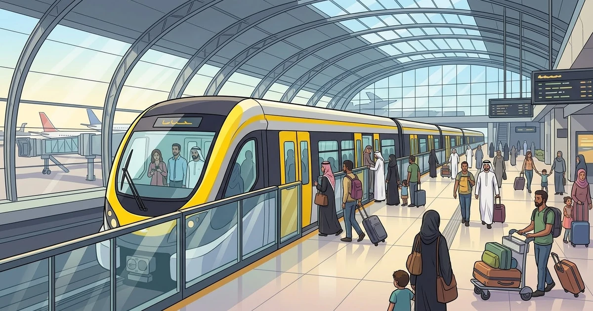 Riyadh Metro to King Khalid International Airport