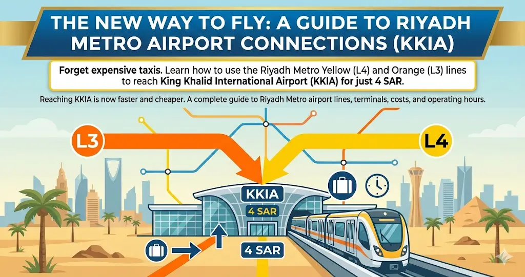 The New Way to Fly: A Guide to Riyadh Metro Airport Connections (KKIA)
