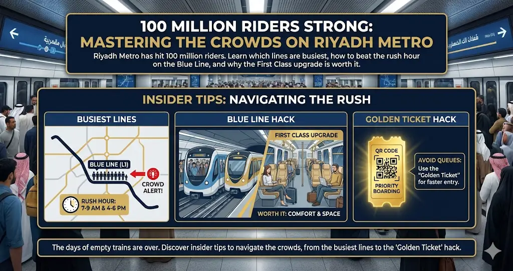 100 Million Riders Strong: Mastering the Crowds on Riyadh Metro
