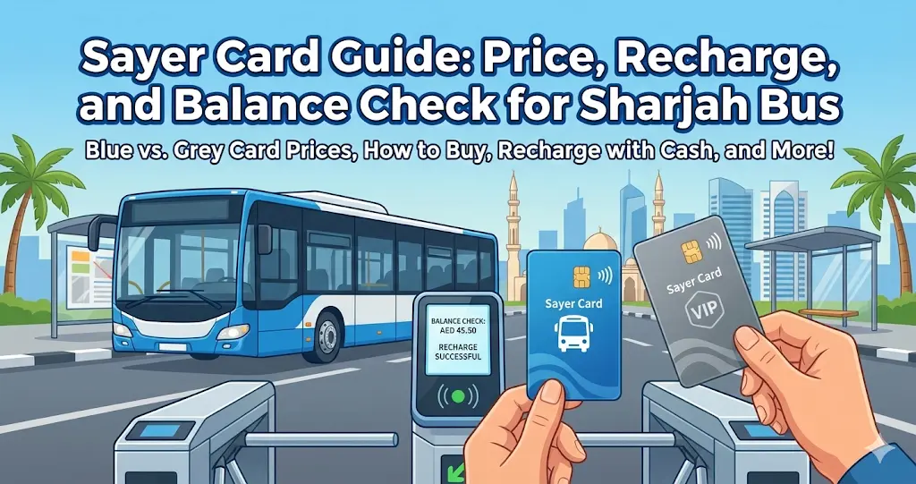 Sayer Card Guide: Price, Recharge, and Balance Check for Sharjah Bus