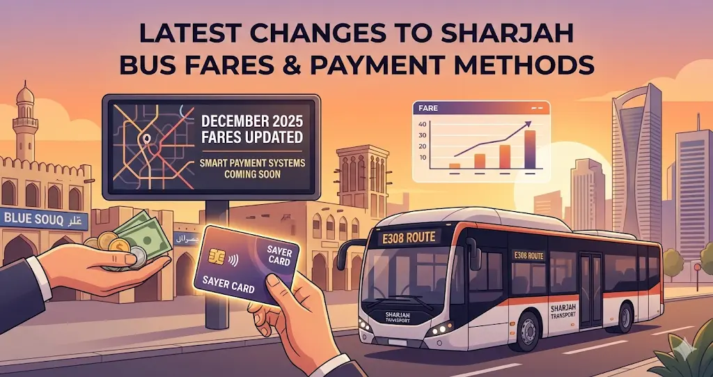 Latest Changes to Sharjah Bus Fares & Payment Methods (December 2025)